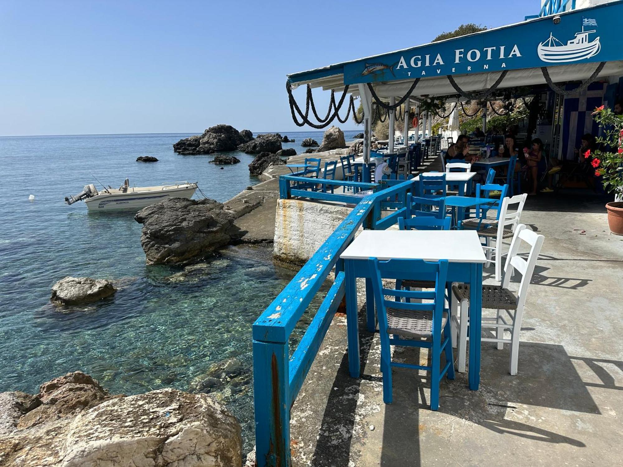 Agia Fotia Taverna Kerames エクステリア 写真